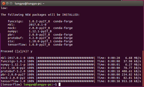 conda install package command prompt